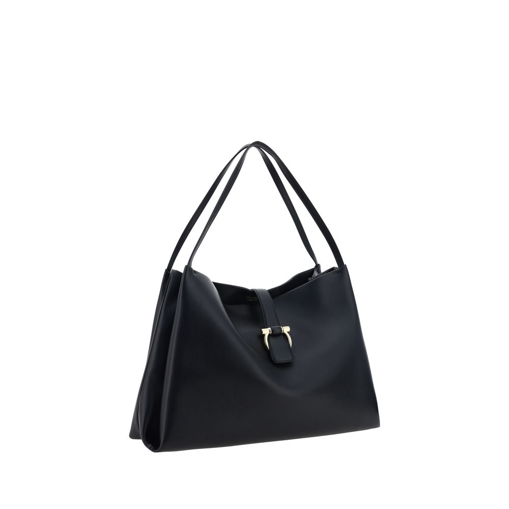 Ferragamo Black Calf Leather Bos Taurus Handbag Ferragamo