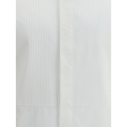 Finamore White Cotton Dress Shirt Finamore