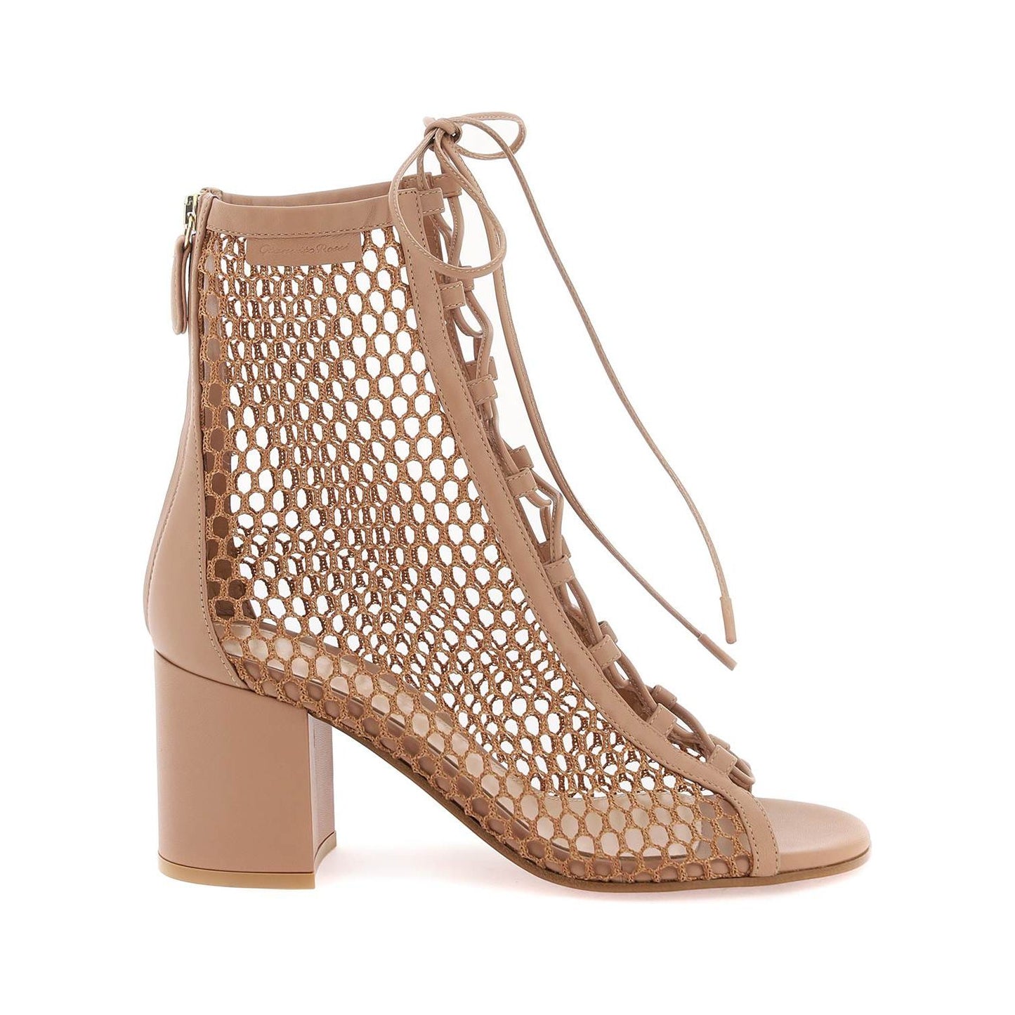 Gianvito Rossi open-toe mesh ankle boots with Boots Gianvito Rossi