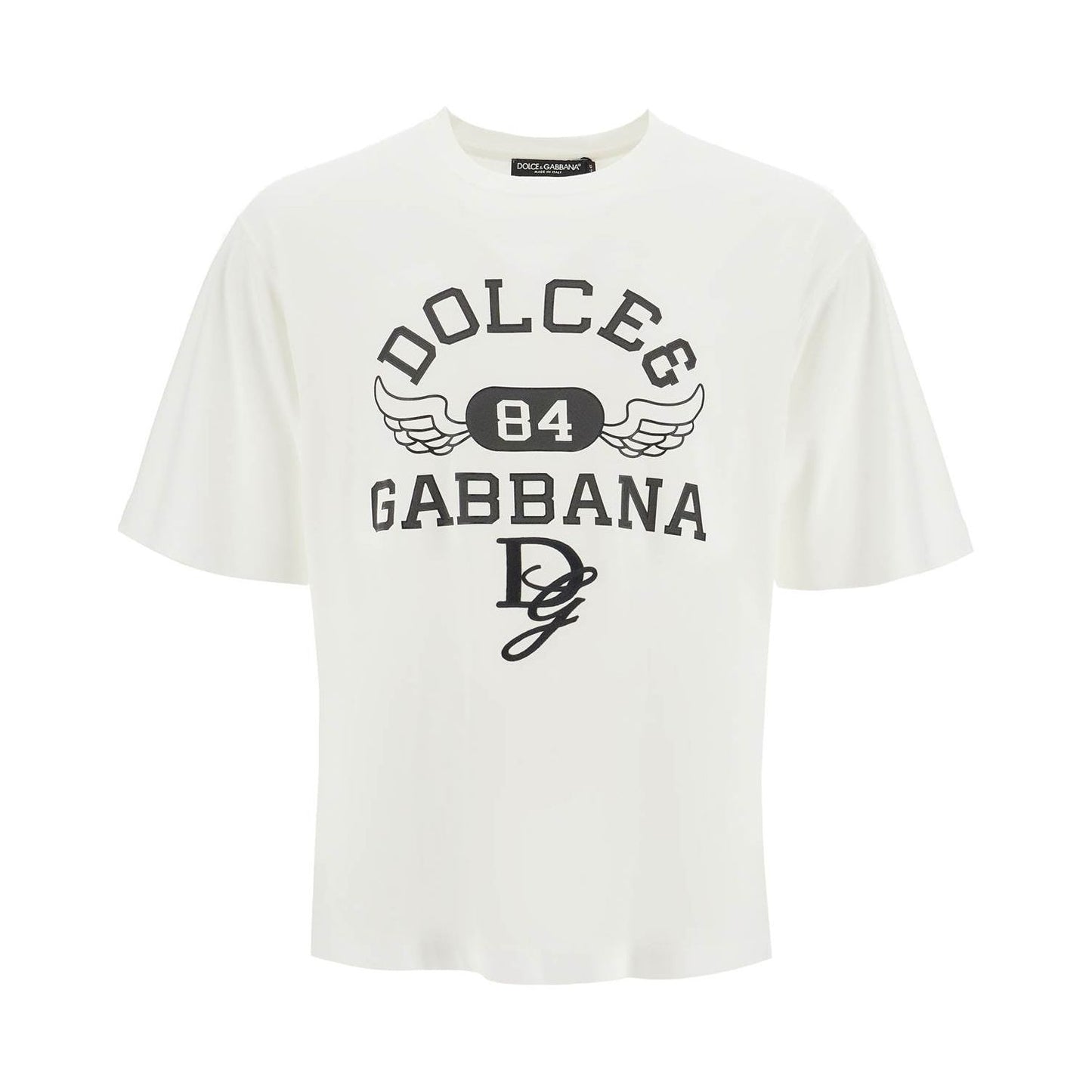 Dolce & Gabbana printed t-shirt with dg embroidery Topwear Dolce & Gabbana