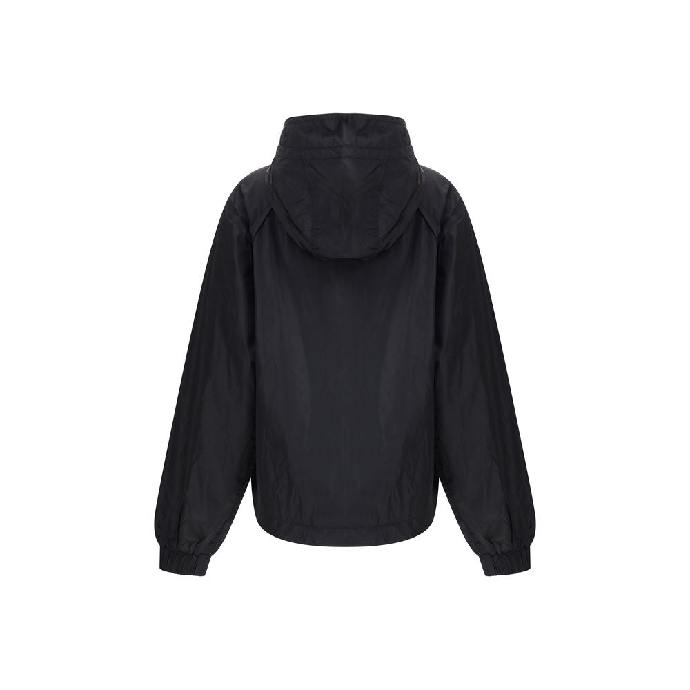Ganni Black Nylon Shell Jacket Ganni
