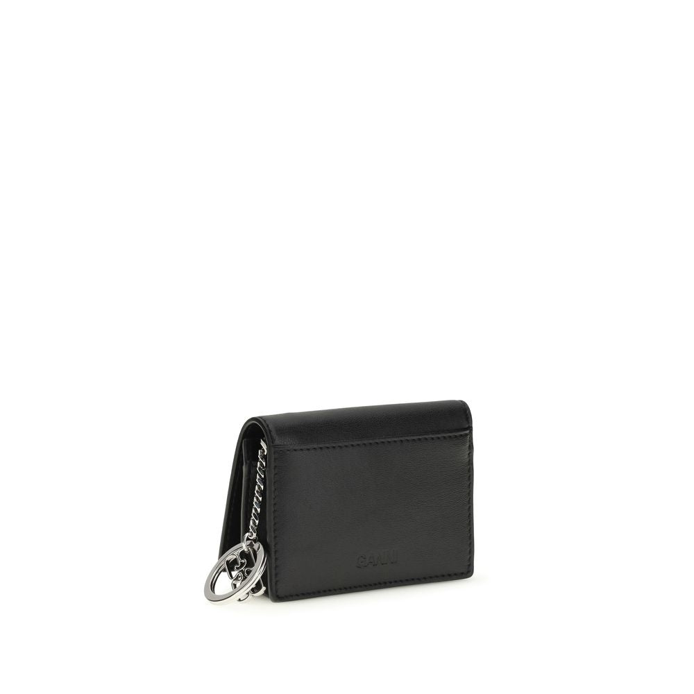 Ganni Black Polyester Wallet 1728,72470364320,Accessories,Black,Ganni,New with tags,Wallets - Accessories,Wallets - Wallets - Accessories,Women