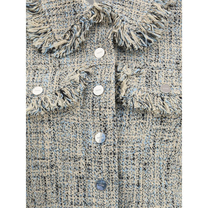 Ganni Multicolor Cotton Coat Ganni