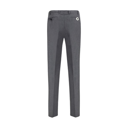 Germano Gray Fleece Wool Dress Pants Germano