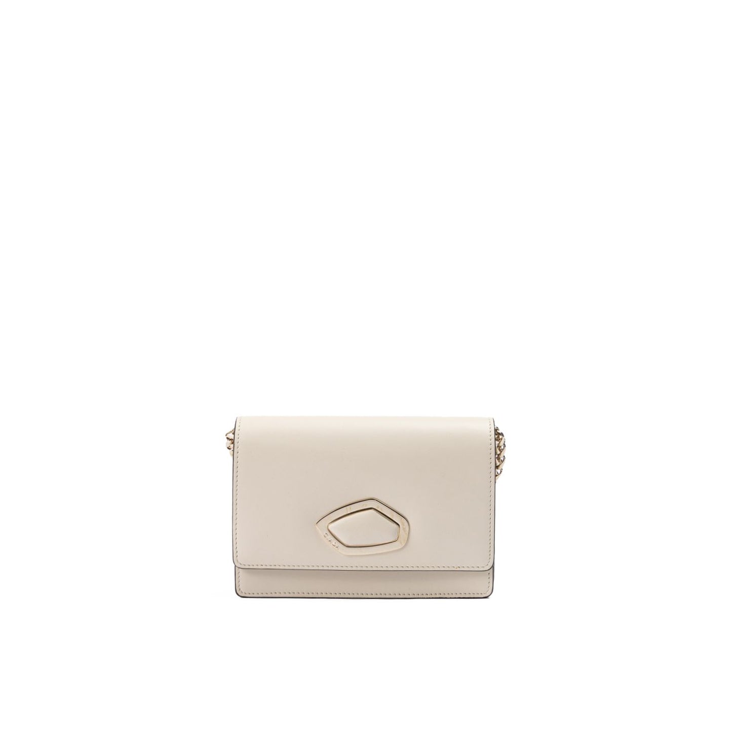 Giada Beige Leather Clutch Bag Giada