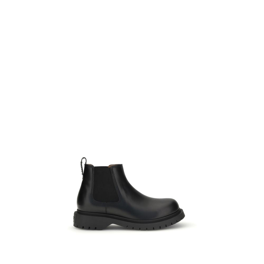 Givenchy Black Bull Skin Chelsea Boots Givenchy