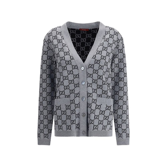 Gucci Black Wool Cardigan Gucci