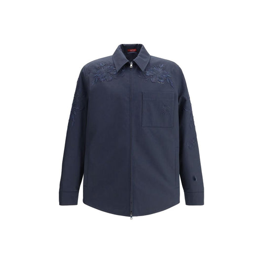 Gucci Blue Cotton Denim Jacket Gucci