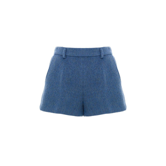 Gucci Blue Wool Shorts Gucci