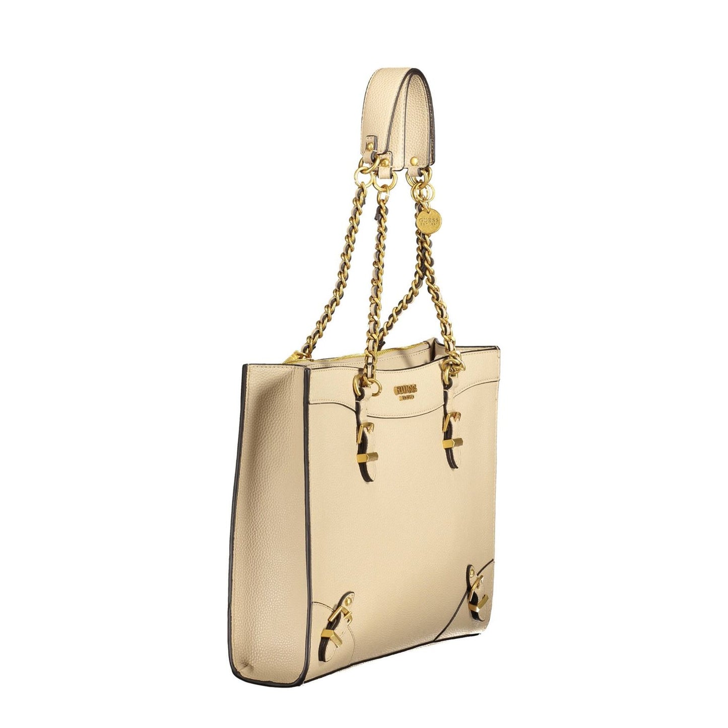 Guess Jeans Beige Polyethylene Handbag