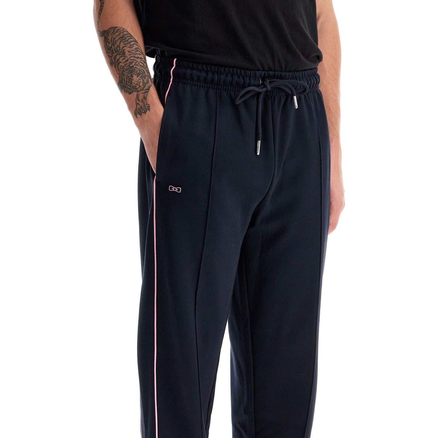 EDEN PARK contrast piping joggers with Trousers EDEN PARK