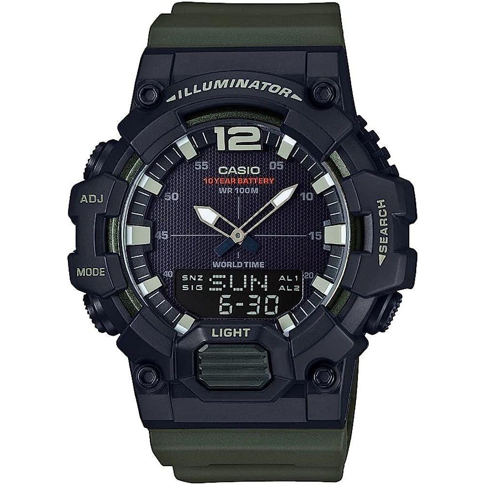 CASIO SPORT Mod. ILLUMINATOR Black - Army Green WATCHES CASIO COLLECTION & VINTAGE