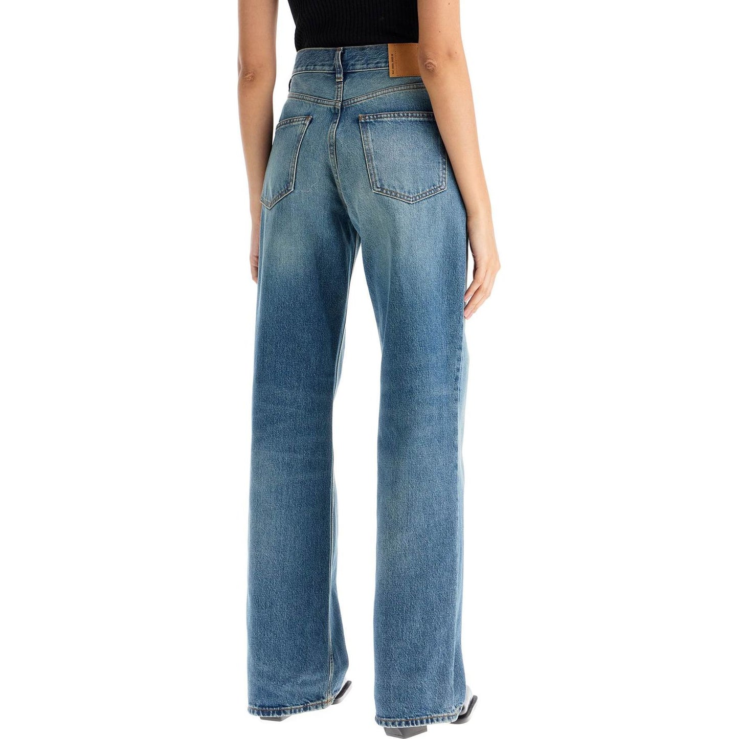 Haikure korean straight leg jeans Jeans Haikure