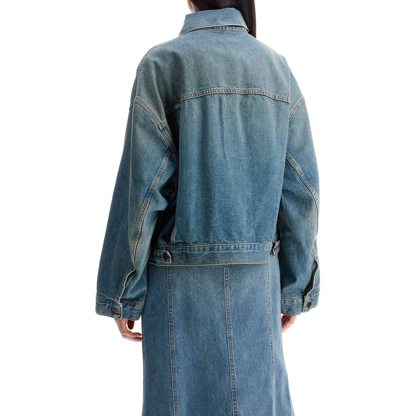 Haikure denim boxy jacket with spencer Jackets Haikure