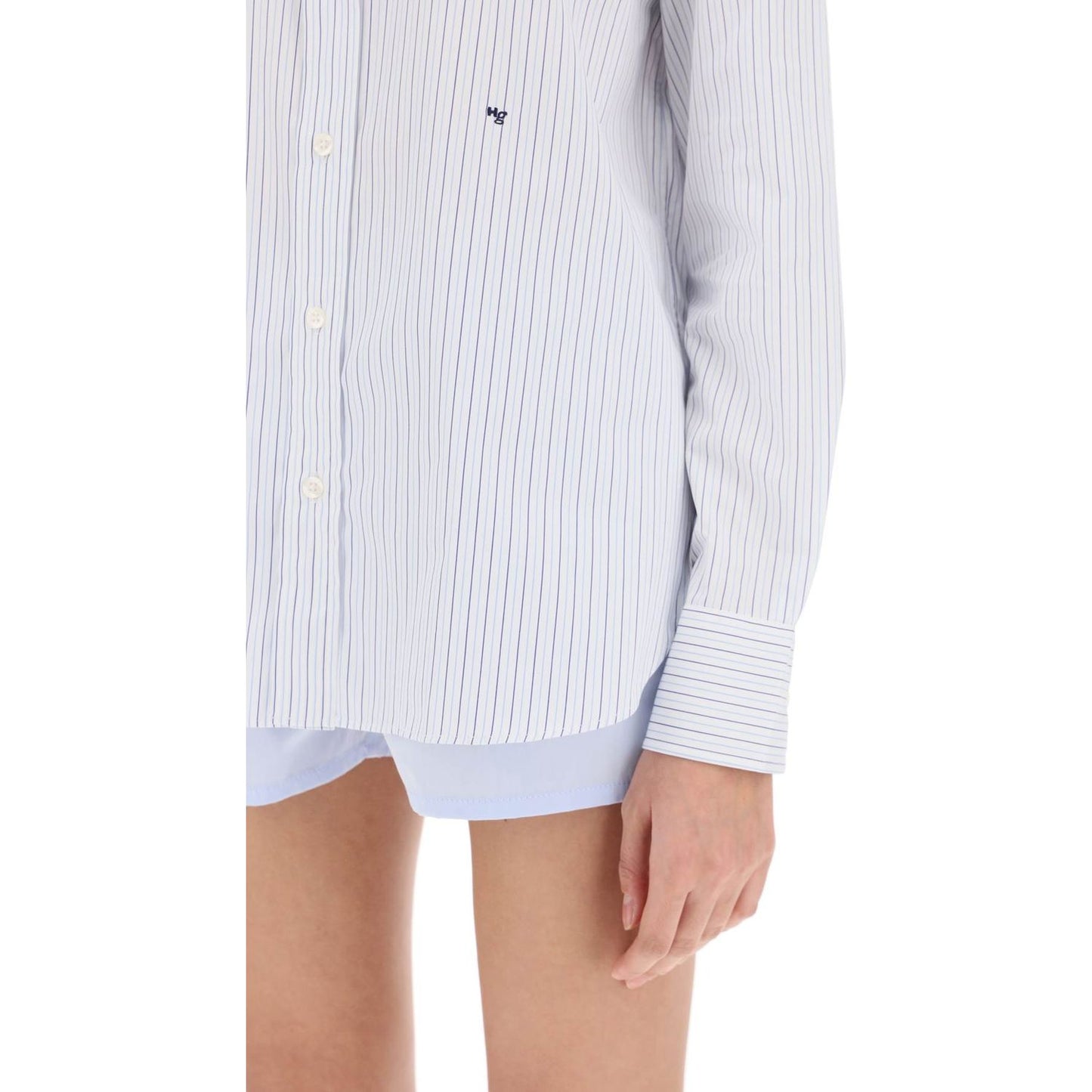 Homme Girls striped poplin shirt Topwear Homme Girls