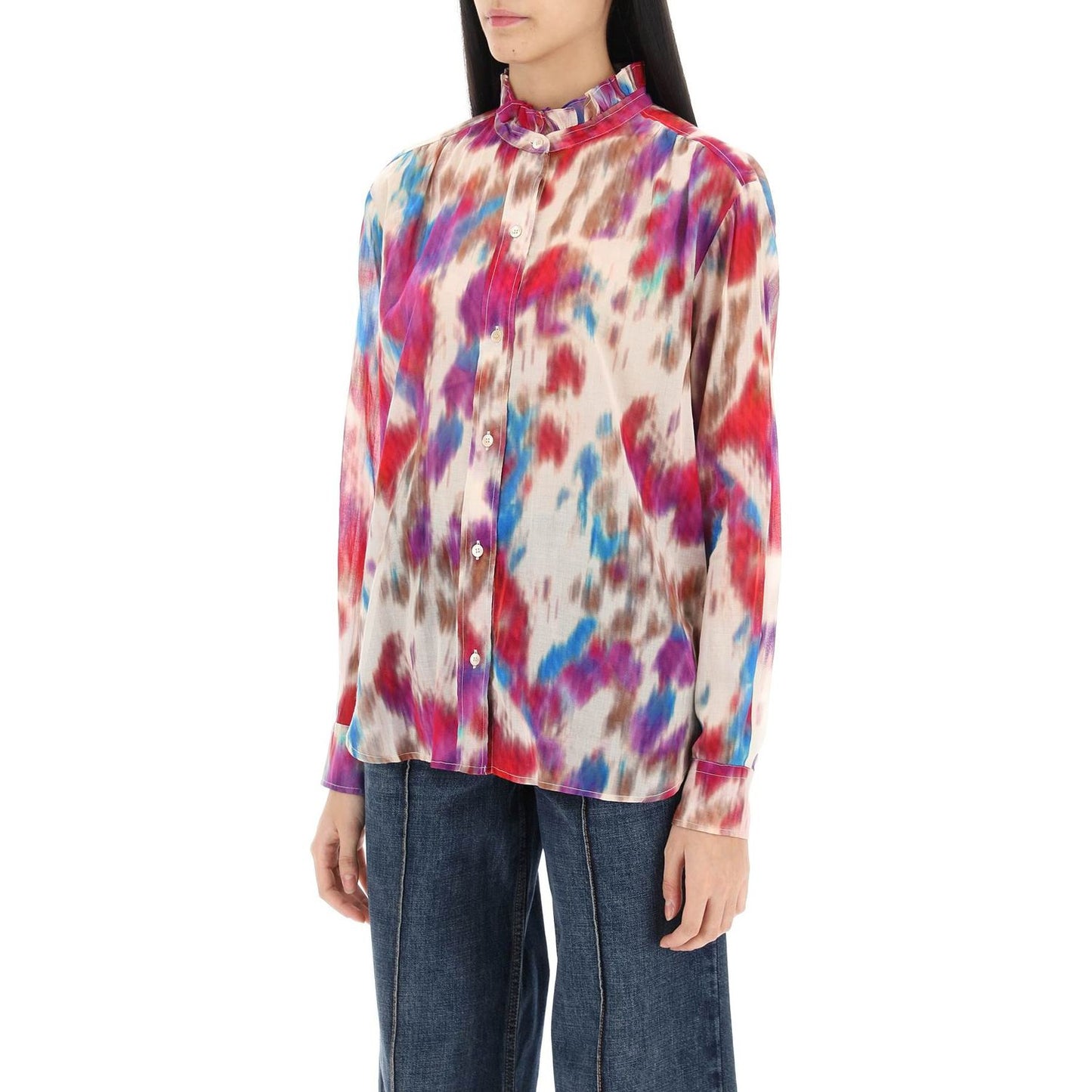 Isabel Marant Etoile gamble shirt with shaded motif Topwear Isabel Marant Etoile