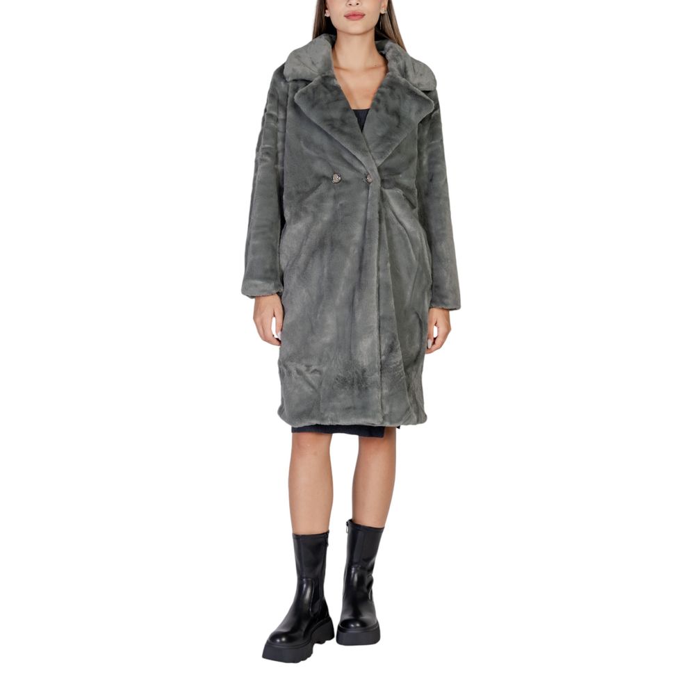 ICHI Black Polyester Coat 1728,71956299936,Black,Clothing,Coats - Jackets & Coats - Clothing,ICHI,IT36|XXS,Jackets & Coats - Clothing,New with tags,Women