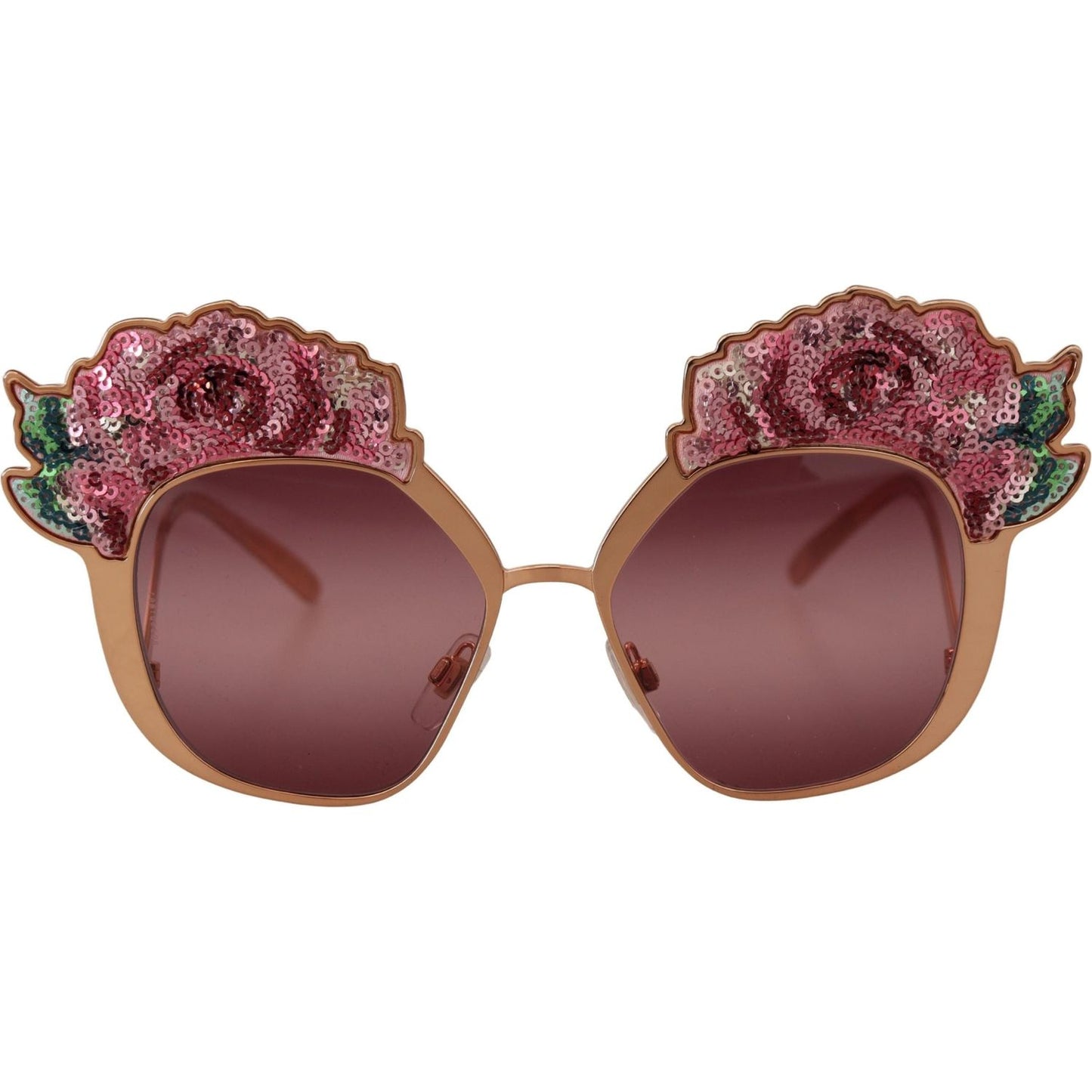 Chic Rose Sequin Embroidered Sunglasses