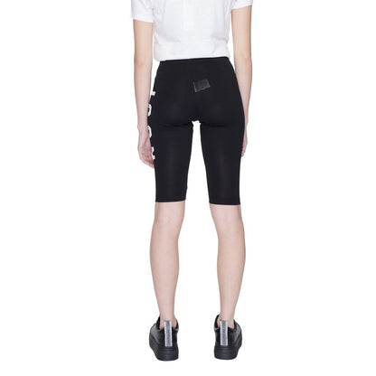 Icon Black Cotton Bermuda Shorts Icon