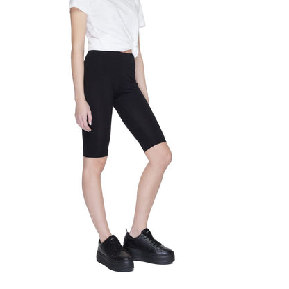 Icon Black Cotton Bermuda Shorts Icon