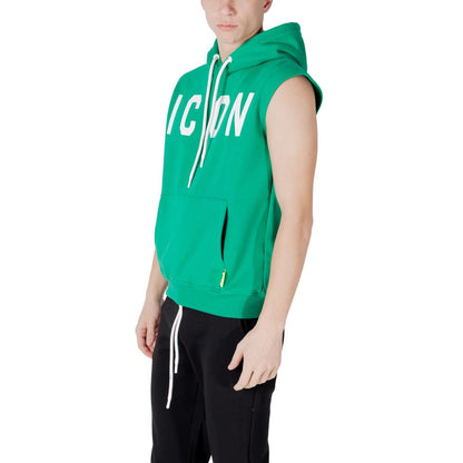 Icon Green Cotton Hoodie