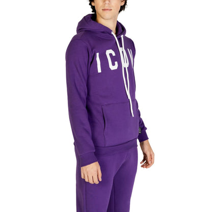 Icon Purple Cotton Hoodie Icon
