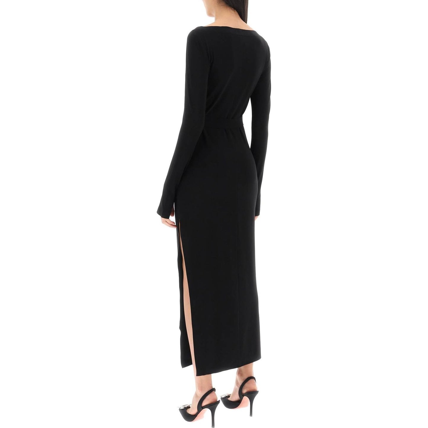 Norma Kamali scoop neckline maxi dress Dresses Norma Kamali