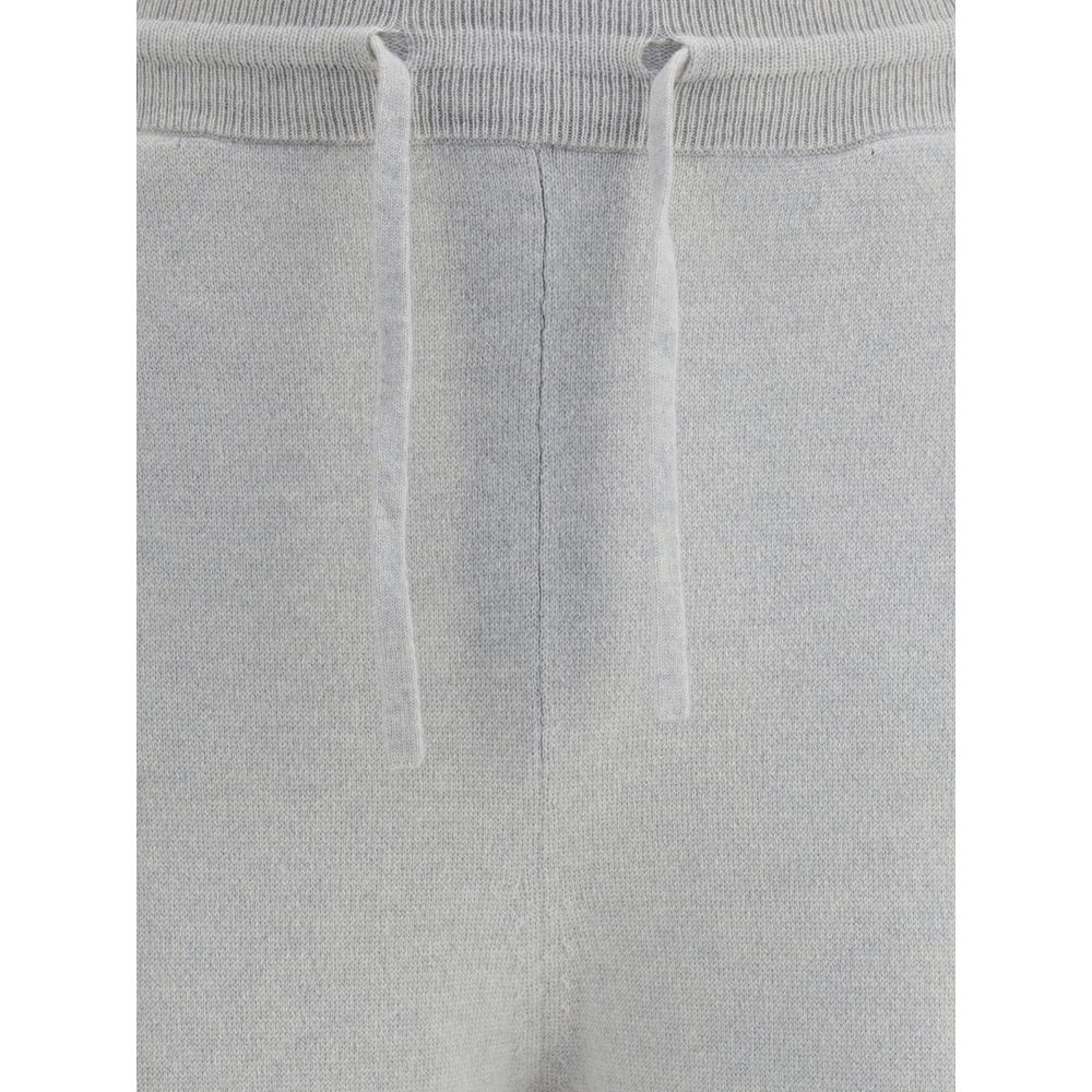 Kiton Gray Elastane Casual Pants Kiton