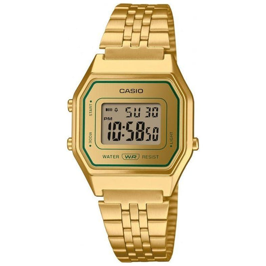 CASIO VINTAGE Mod. ICONIC GENT GOLD GREEN WATCHES CASIO COLLECTION & VINTAGE