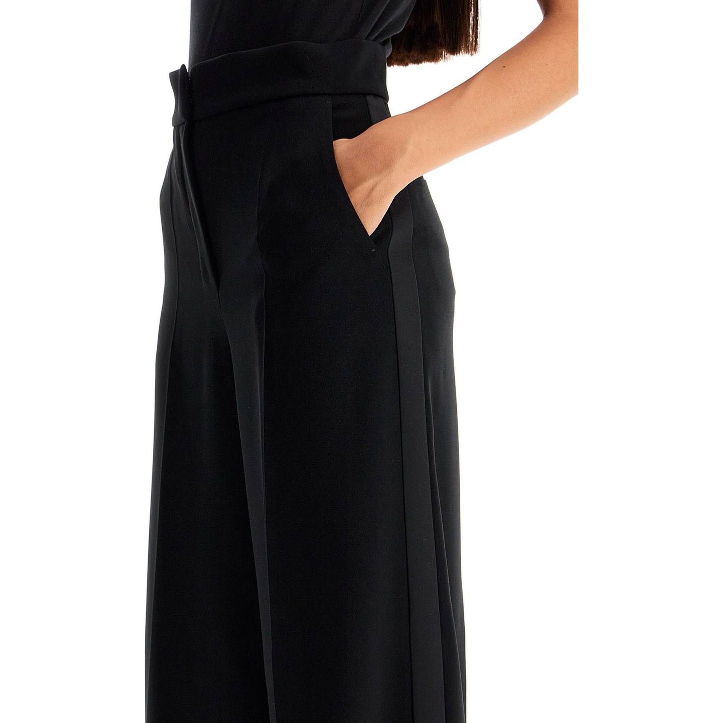 MAX MARA PIANOFORTE straight leg trousers in cady Trousers MAX MARA PIANOFORTE