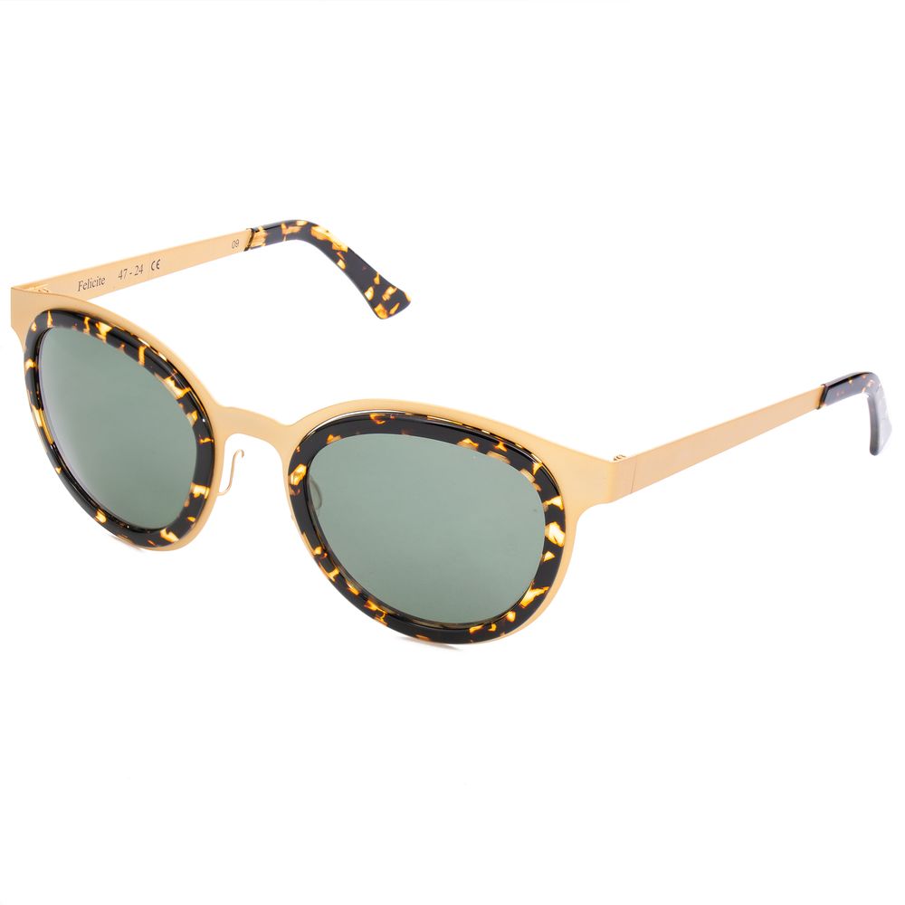 LGR Gold Stainless Steel Sunglasses LGR