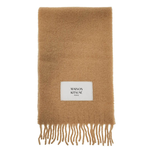 Maison Kitsune alpaca wool scarf Scarves Hats & Gloves Maison Kitsune