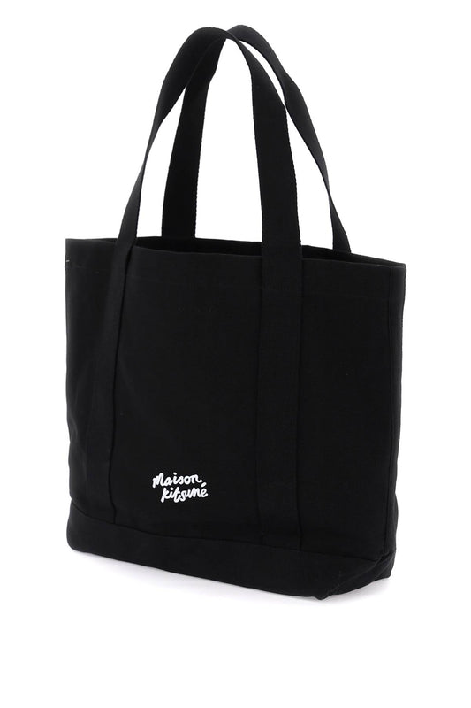 Maison Kitsune fox head tote bag Shopper Maison Kitsune