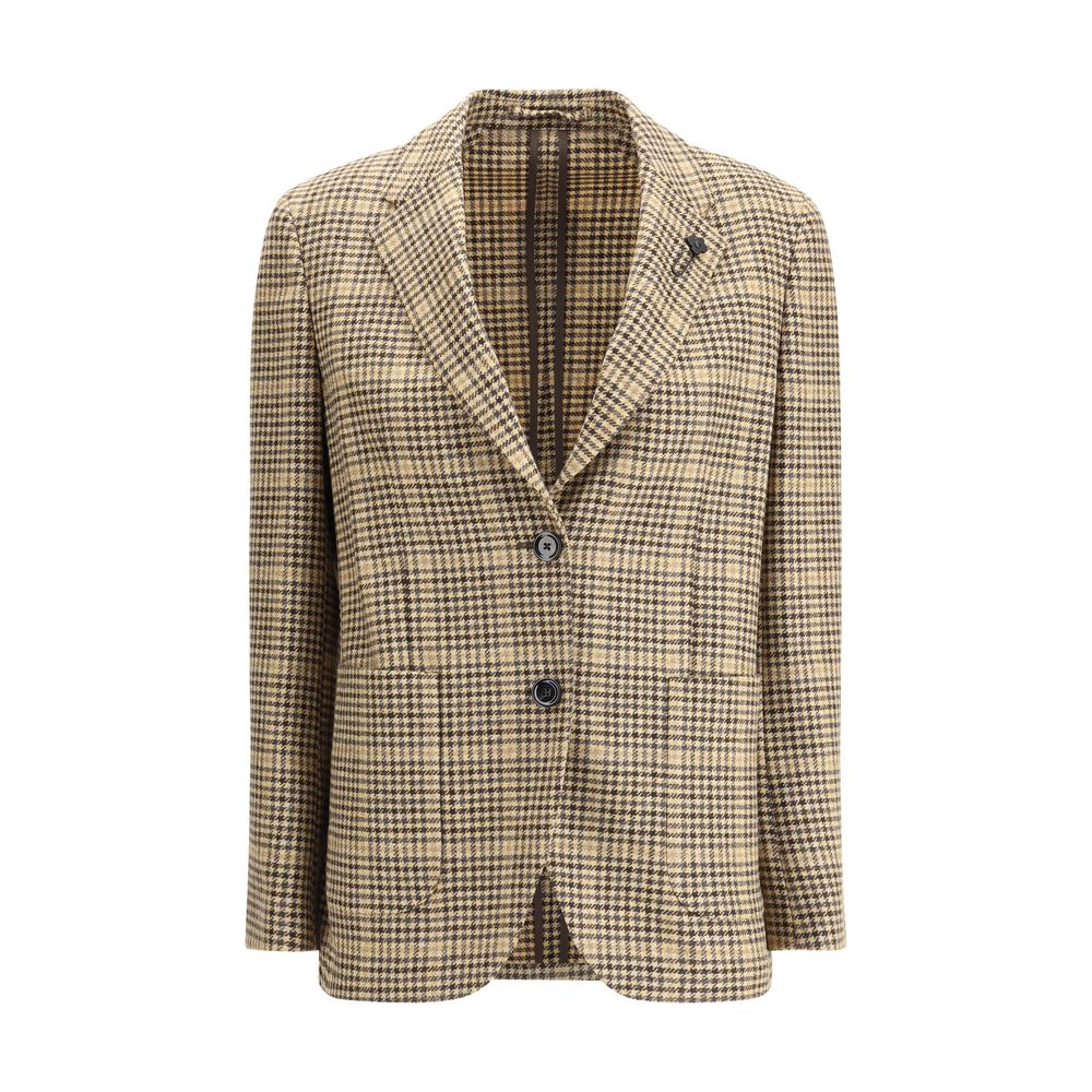 Lardini Beige Wool Blazer Lardini