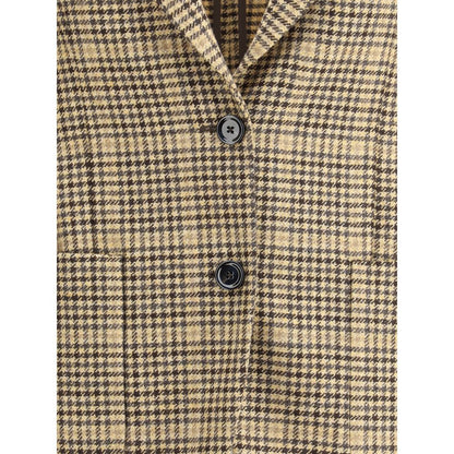 Lardini Beige Wool Blazer Lardini