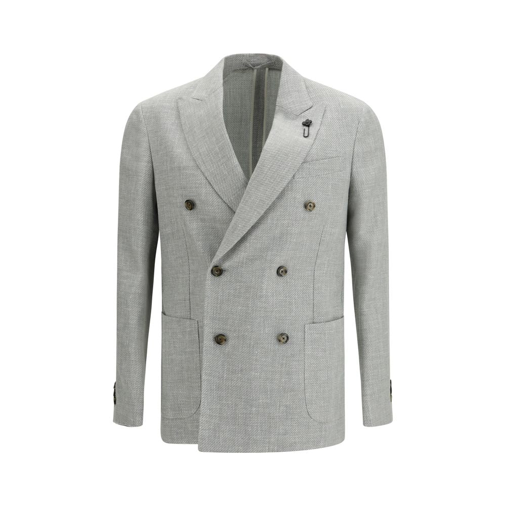 Lardini Bicolor Wool Blazer 1728,72470364320,Bicolor,Blazers - Suits & Blazers - Clothing,Clothing,IT48 | M,IT50 | L,IT52 | XL,IT54 | XXL,Lardini,Men,New with tags,Suits & Blazers - Clothing