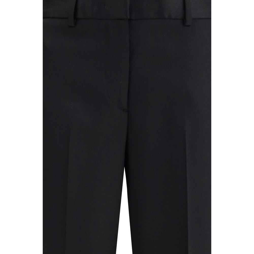 Lardini Black Wool Dress Pants Lardini
