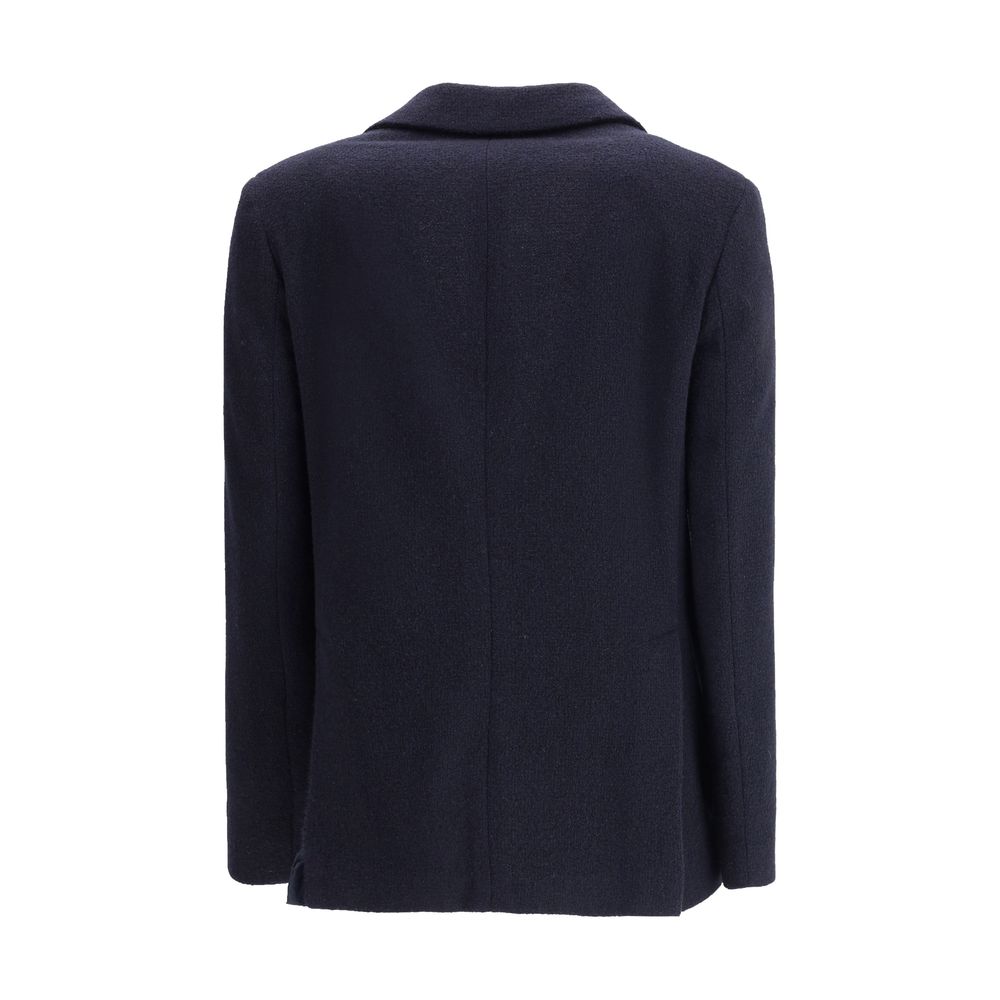 Lardini Blue Wool Blazer Lardini