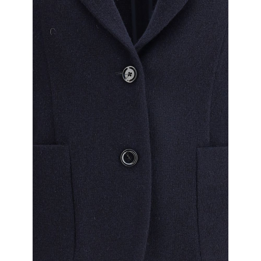Lardini Blue Wool Blazer Lardini