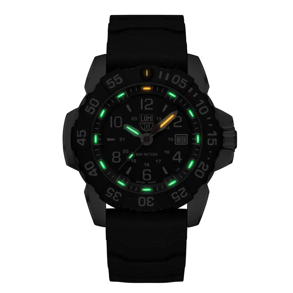 Luminox Black Rubber Sport Watch