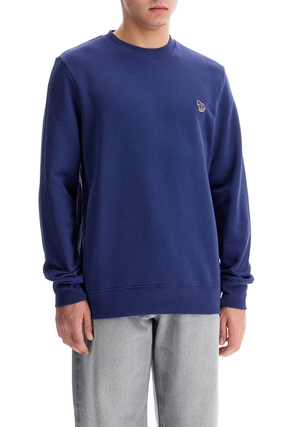 PS Paul Smith zebra patch crewneck sweatshirt Topwear PS Paul Smith