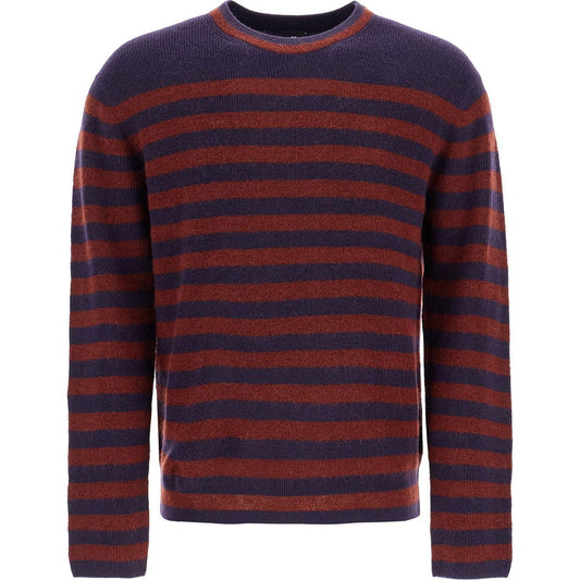 PS Paul Smith striped wool and mohair blend pullover