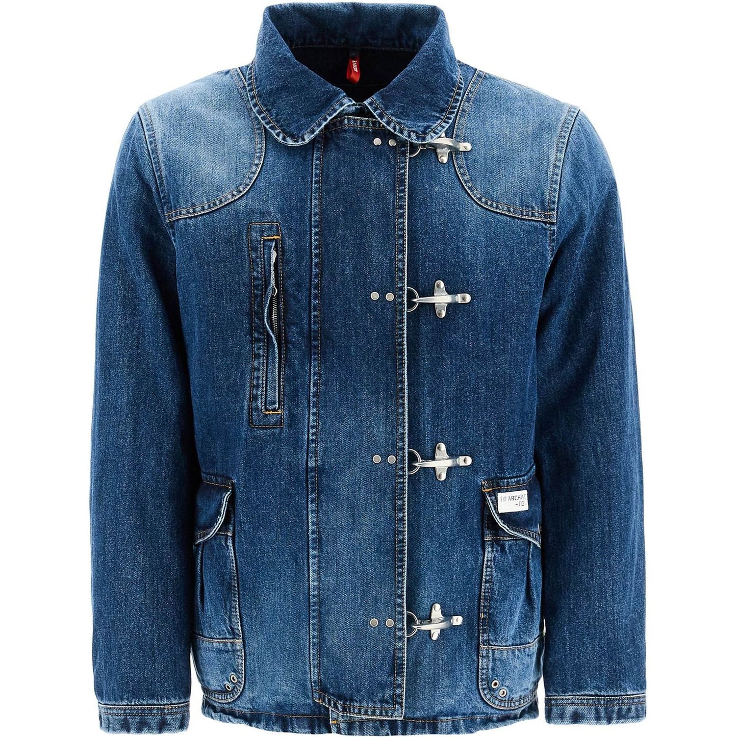 FAY ARCHIVE denim jacket with 4 hooks Jackets FAY ARCHIVE