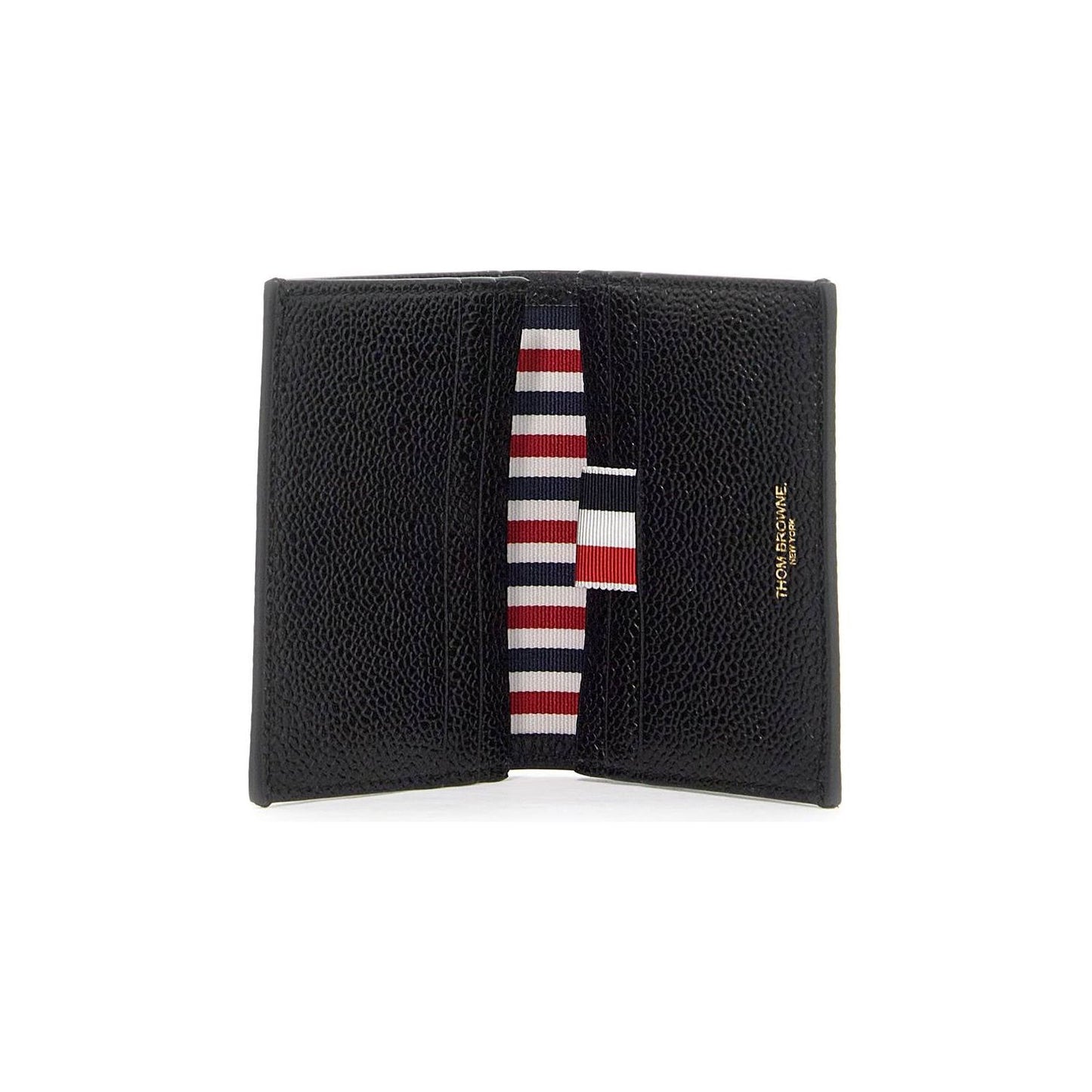 Thom Browne "bifold hammered leather card holder" Small Leather Goods Thom Browne