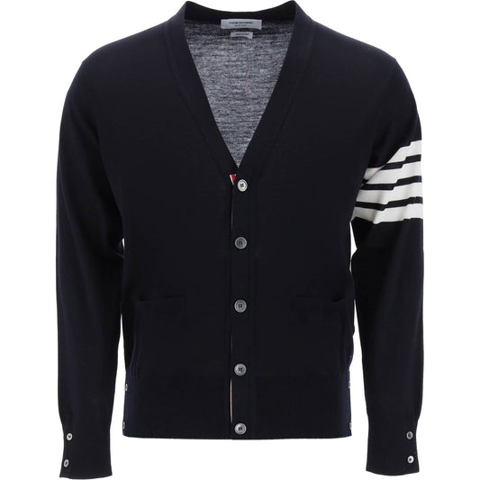 Thom Browne merino wool 4-bar cardigan Knitwear Thom Browne