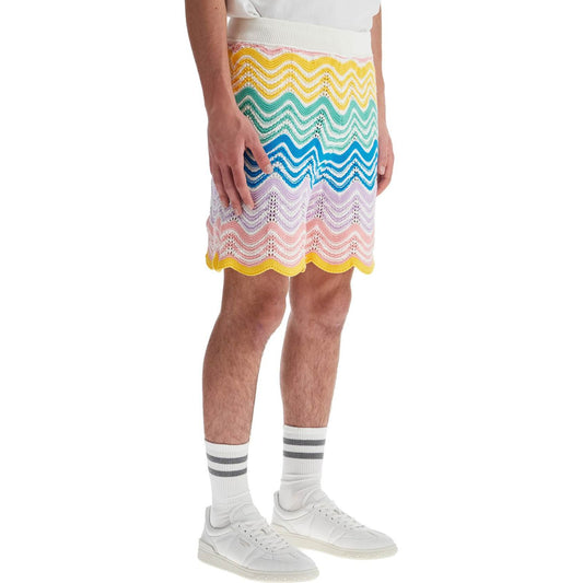 Casablanca "gradient wave knit bermuda shorts Short trousers Casablanca