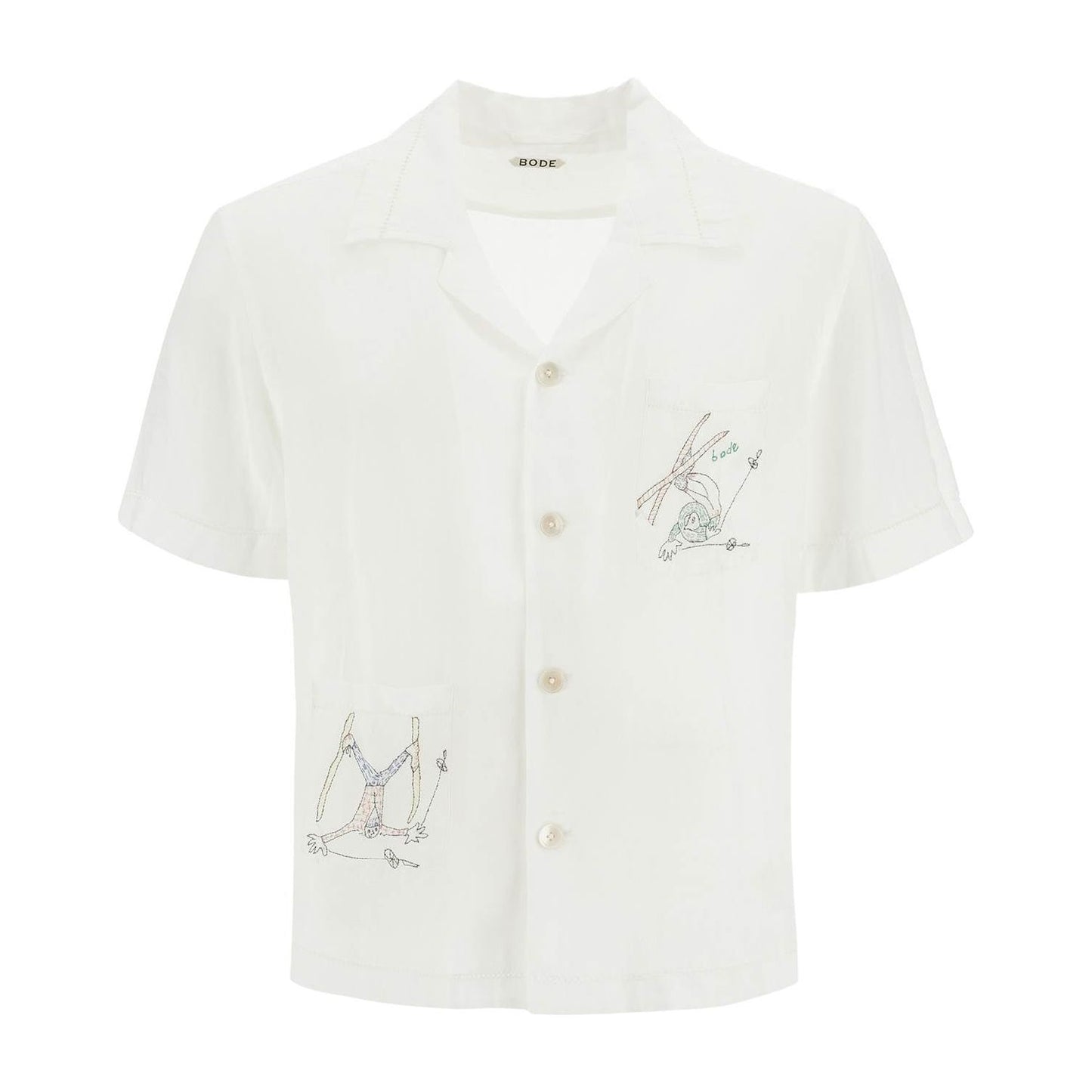 Bode embroidered linen shirt Shirts Bode