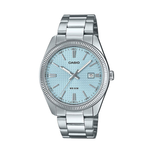 CASIO COLLECTION Mod. DATE - GOLF BALL DIAL - Light Blue WATCHES CASIO COLLECTION & VINTAGE