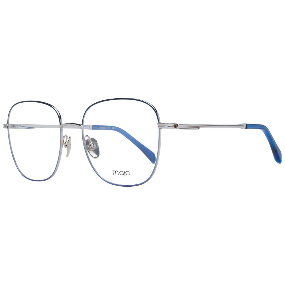 Maje Blue Metal Glasses (Frames) Maje