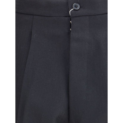 Margiela Black Wool Dress Pants Margiela
